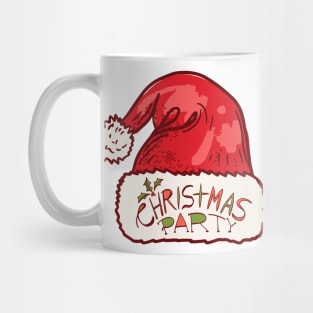 Christmas Party Santa Hat Mug